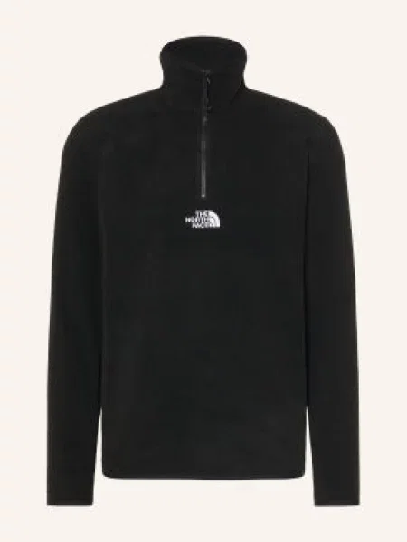 The North Face Sweter Typu Troyer Z Polaru Glacier schwarz czarny