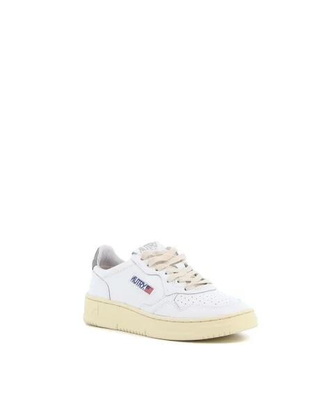 Sneakers Autry Medalist Low Woman White/ Silver EUR 41 białe