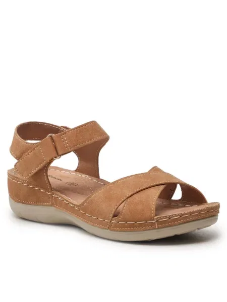 Sandały Clara Barson brązowe