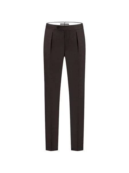 Pantaloni Zanone de lână maro