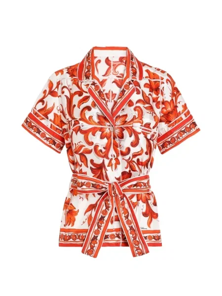 Scurt top Dolce & Gabbana alb