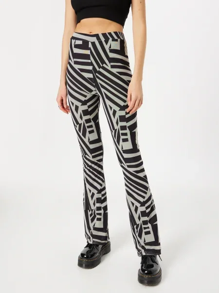 Nasty Gal Nadrág fekete fehér