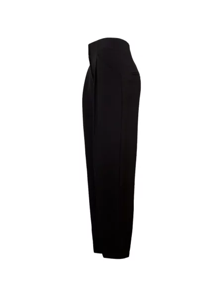 Pantaloni Veronica Beard cu talie înaltă negru