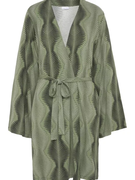 LASCANA Jutranja halja zelena / črna bela