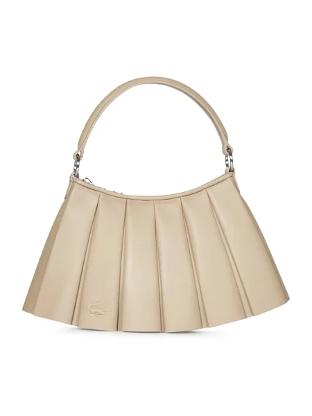 Lacoste torebka skórzana różowa