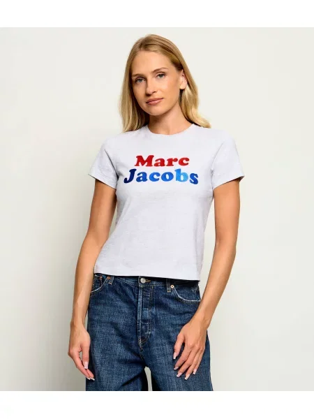 Marc Jacobs Tricou Canal St Logo gri