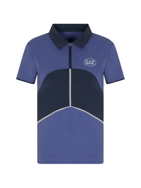 Top Ea7 Emporio Armani cu imagine albastru