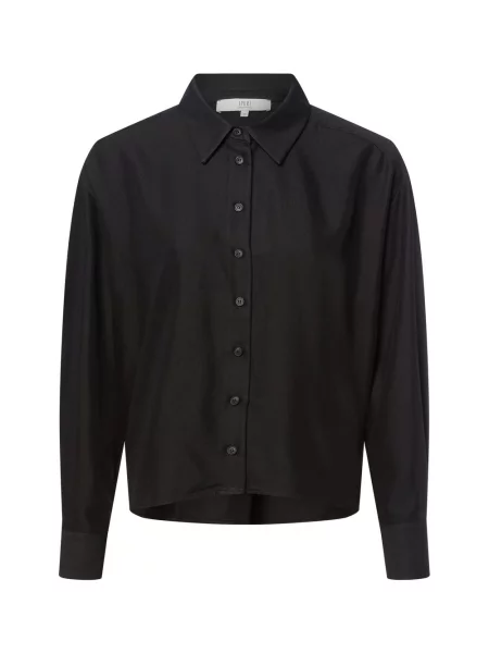 IPURI bluzka koszulowa Nora Kobiety jednolity 34 czarny