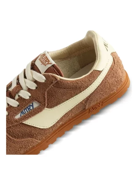 Sneakersy Autry brązowe