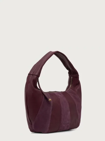 Geanta hobo Twinset din piele