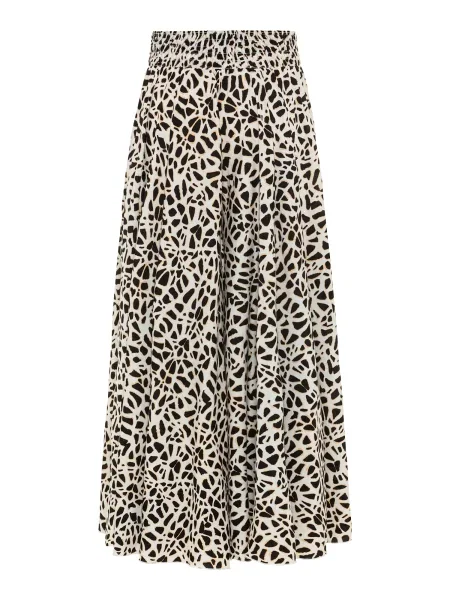LASCANA Fustă crem negru