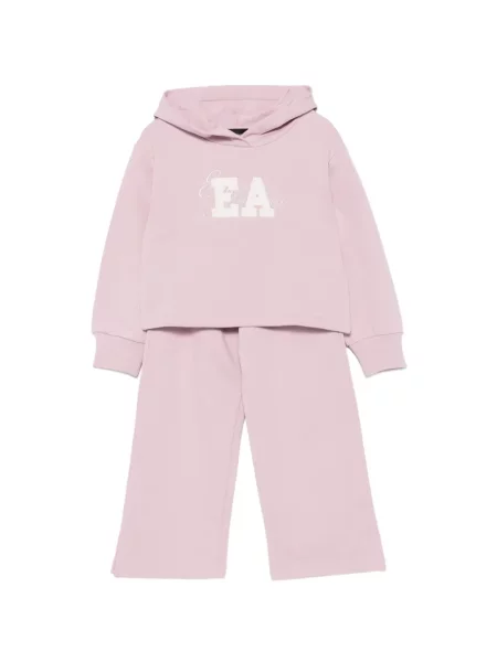 Komplet dresowy dziecięcy Emporio Armani różowy