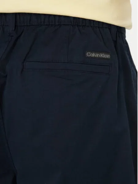 Calvin Klein Jeans Medžiaginiai šortai Tamsiai mėlyna