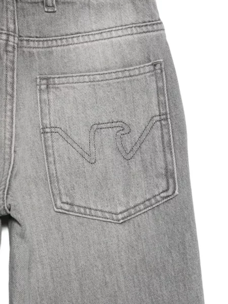 Jeansy dziecięce Emporio Armani szare