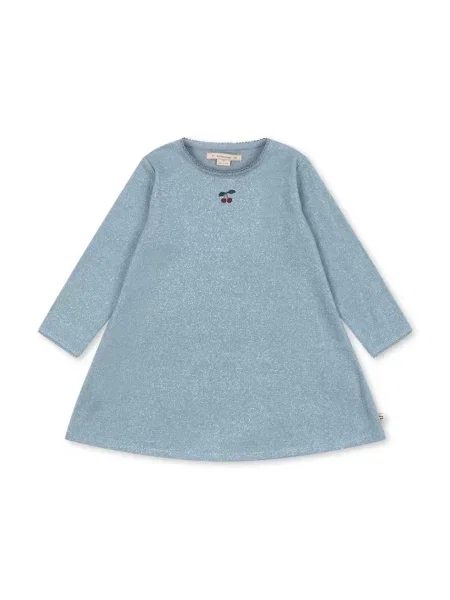 Konges Sløjd Dívčí šaty ROLI DRESS modré