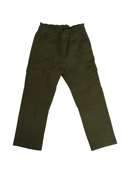 Pantaloni copii Gap verde