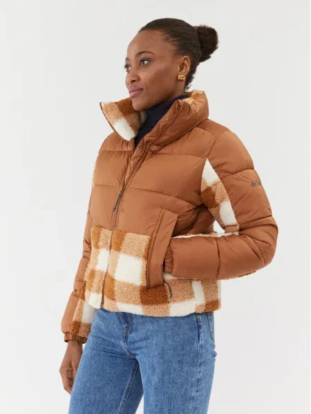 Columbia Geacă de iarnă Leadbetter Point™ Sherpa Hybrid maro