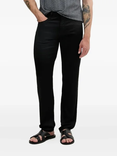 Kalhoty Armani Exchange s autogramem černé