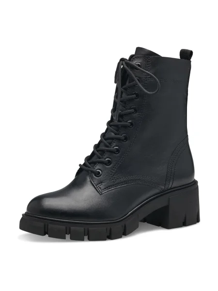 Pantofi Tamaris cu șireturi negru