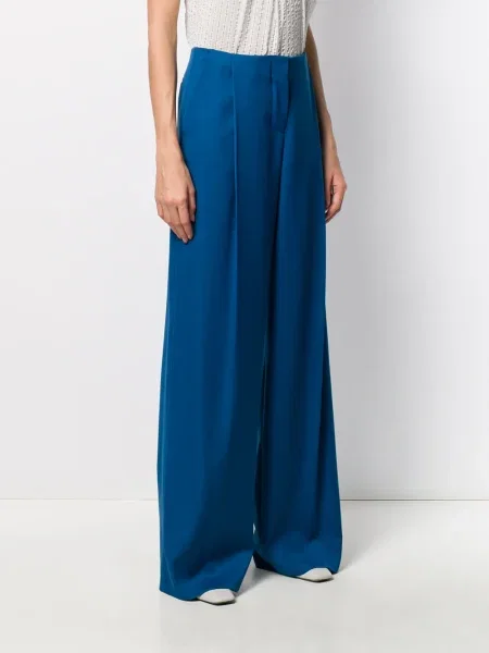 Pantaloni Nina Ricci albastru