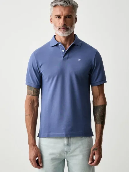 Tricou polo Hackett London albastru