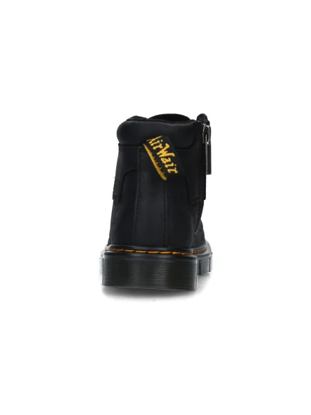 Cizme scurte copii Dr. Martens negru