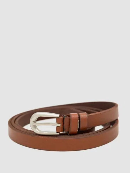 Ремень Ager с ремешками коричневый