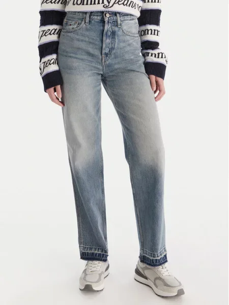 Tommy Jeans Farmer Layla Straight Fit kék