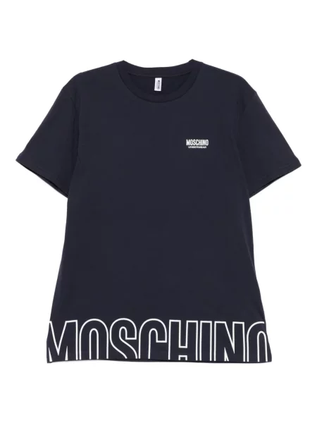 Koszulka Moschino niebieska