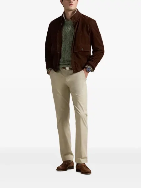 Chiloți Polo Ralph Lauren din țesătură twill cu autograf cu glugă albastru