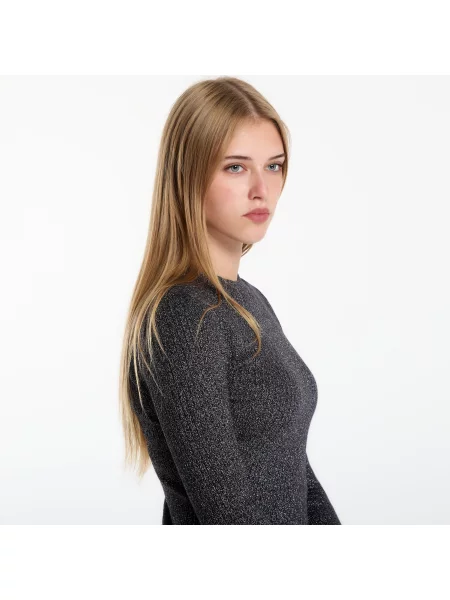 Пуловер Karl Lagerfeld Jeans Metallic Mockneck Sweater Black L черно