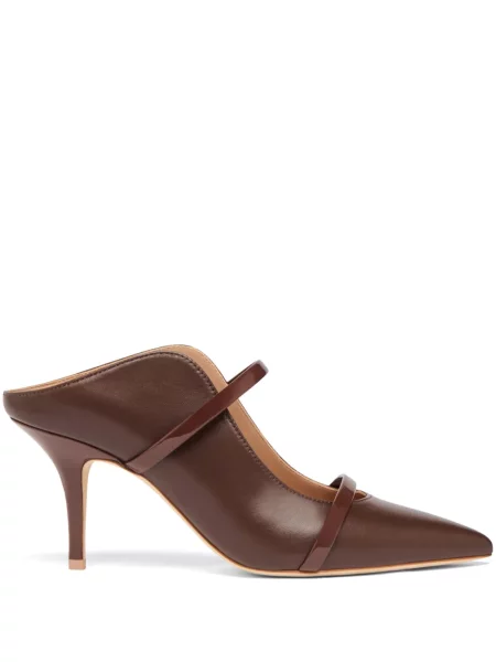 Papuci tip mules Malone Souliers maro