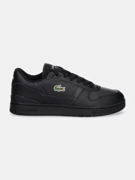 Шкіряні кросівки Lacoste T-Clip Set чорний