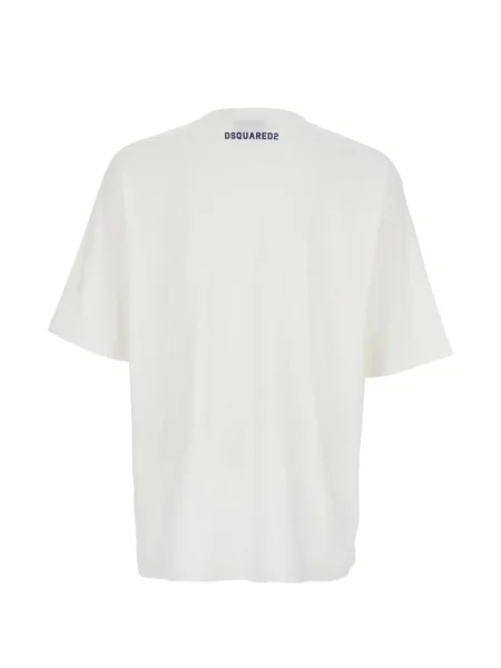 Tricou Dsquared2 cu imagine alb