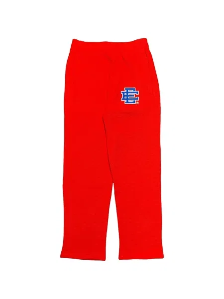 Termic pantaloni Eric Emanuel cu imagine alergare portocaliu