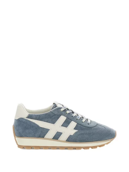 Sneakerși Hogan cu șireturi din dantelă albastru