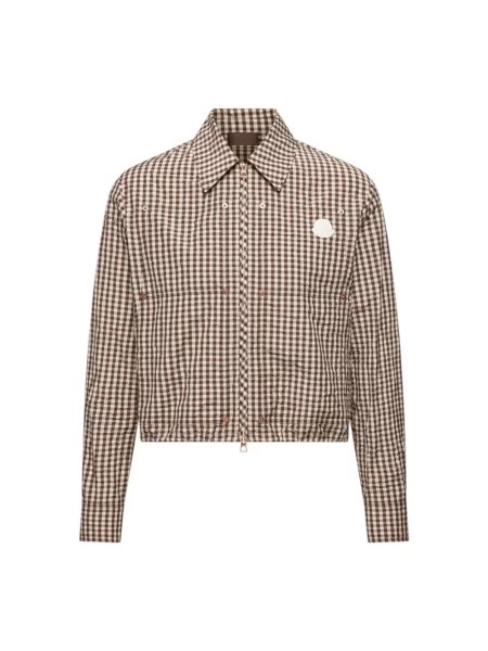 Kurtka koszulowa Moncler brązowa