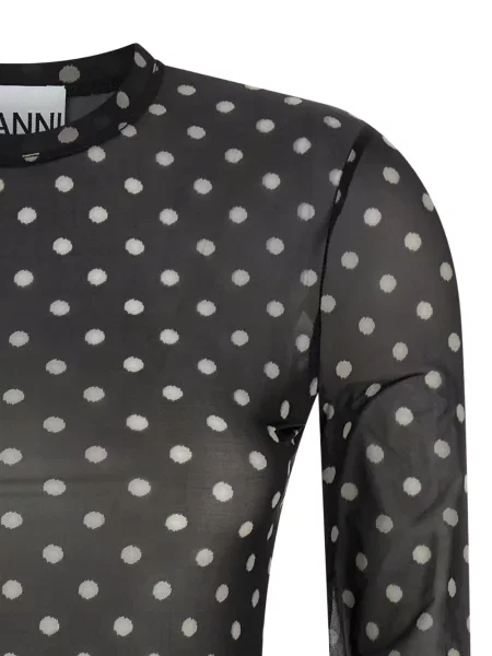 Top Ganni negru