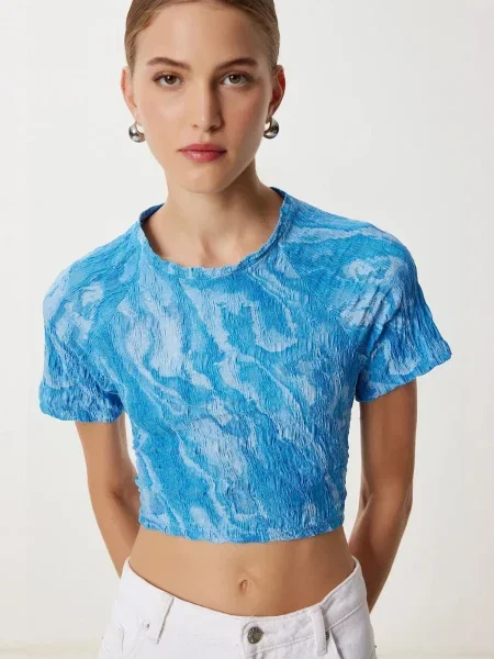 Happiness İstanbul Bluza Blusen' plava