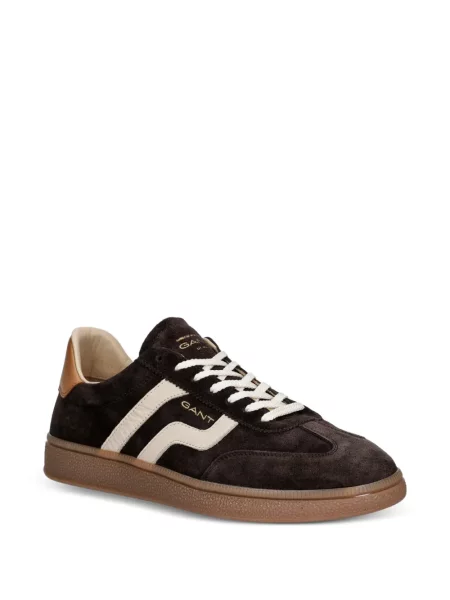 Sneakerși Gant din piele de căprioară maro