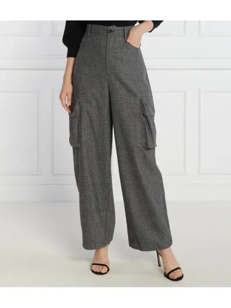 Pinko Nadrág | flare fit gyapjú hozzáadásával szürke
