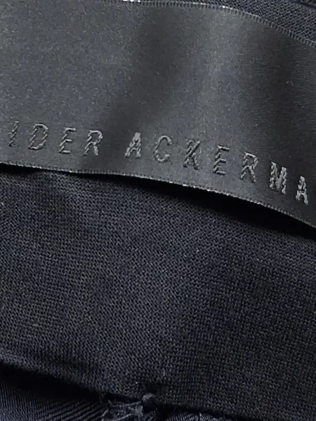 Cropp pantaloni Haider Ackermann din velur negru