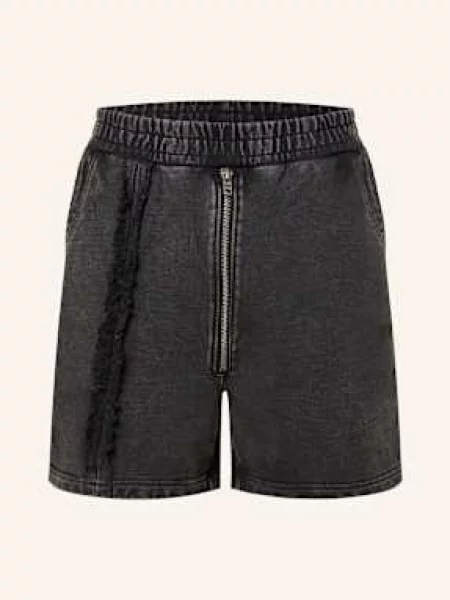 Atelier D’Roupa Šortky Z Mikinové Látky černá