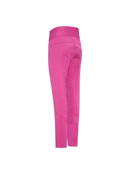 Dziewczęce legginsy jeździeckie z pełną przyczepnością Imperial Riding Tessy różowe