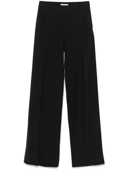 Pantaloni Nensi Dojaka cu crăpătură negru