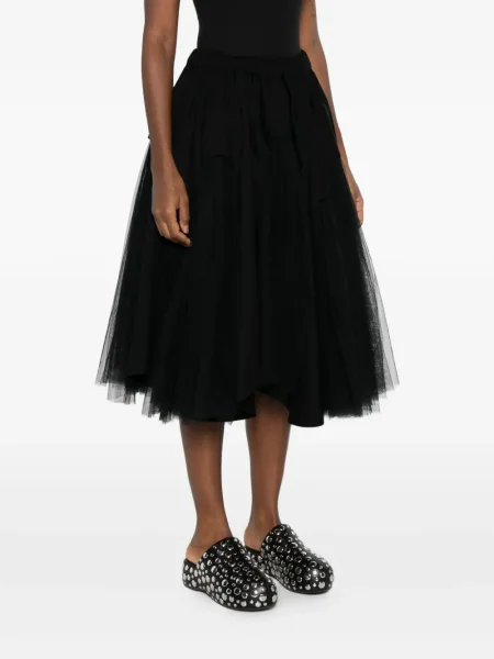 Fustă Noir Kei Ninomiya din tul negru