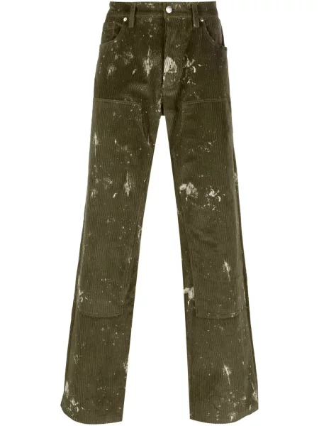 Pantaloni Misbhv de catifea cord verde