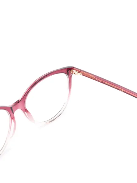 Ochelari de soare ovali Gucci Eyewear roșu