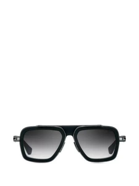 Ochelari de soare Dita Eyewear cu imprimeu geometric negru