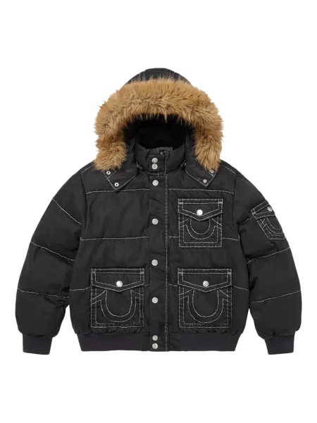 Geacă cu puf Supreme negru